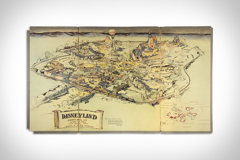 1953 Disneyland Presentation Map 1953 Disneyland Presentation Map