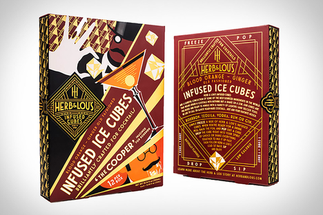 Herb & Lou's Infused Ice Cubes Herb & Lou's Infused Ice Cubes