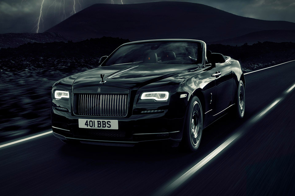 Черный значок Rolls-Royce Dawn