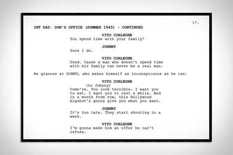 Movie Screenplay Posters