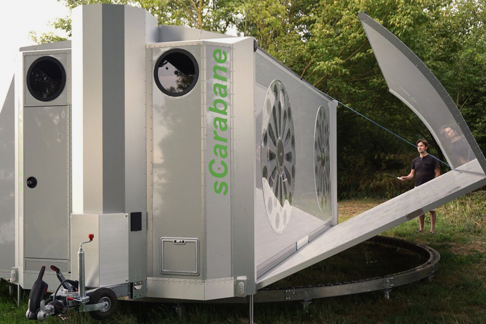 sCarabane Rotating Camper