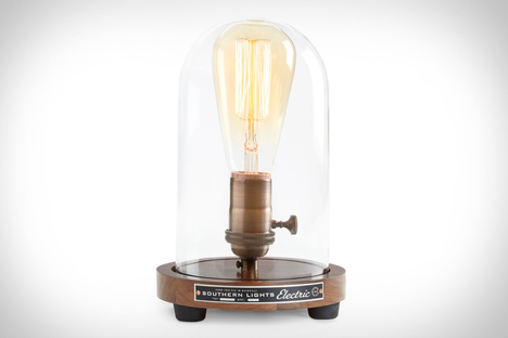 Southern Lights Electric Bell Jar Table Lamp Southern Lights Electric Bell Jar Table Lamp