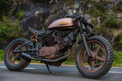 Yamaha XV750 Virago Scout Motorcycle Yamaha XV750 Virago Scout Motorcycle