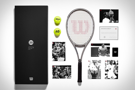 Wilson Roger Federer Platinum Racket Package Wilson Roger Federer Platinum Racket Package