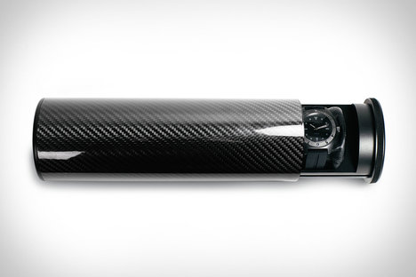 Bamford Carbon Fiber Watch Roll