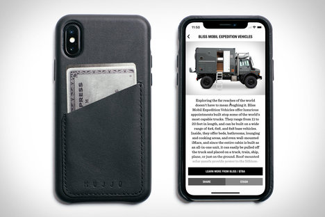 Mujjo Geldbörsen-iPhone Hülle