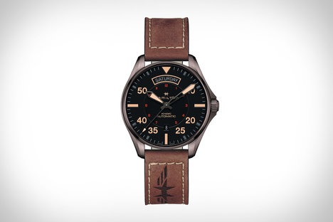 Reloj Automático de Piloto Hamilton Khaki