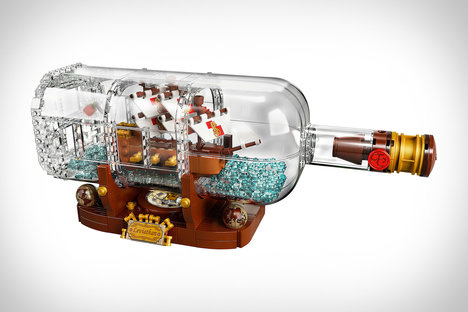 Lego Ship in a Bottle Lego Ship in a Bottle