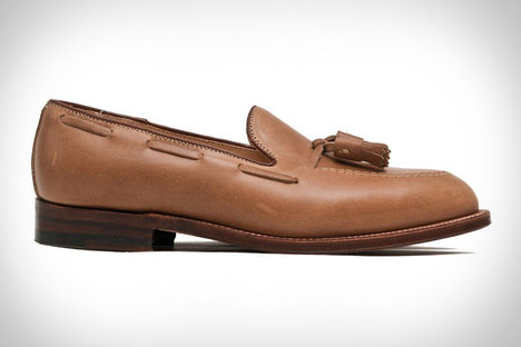 Alden Natural Chromexcel Tassel Loafer Alden Natural Chromexcel Tassel Loafer