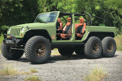 Bruiser Jeep Wrangler 6×6 Pickup Truck Bruiser Jeep Wrangler 6×6 Pickup Truck