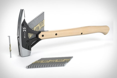 Auto-Advancing Hammer Nail Gun Auto-Advancing Hammer Nail Gun