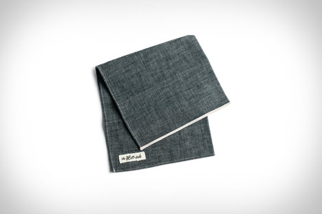 The Hill-Side Chambray Pocket Square The Hill-Side Chambray Pocket Square