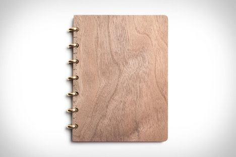 Pacific & West Wood Notebook