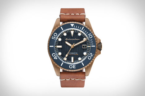 Reloj Automático de Bronce Spinnaker Tesei