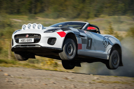 Jaguar F-Type Rally Car