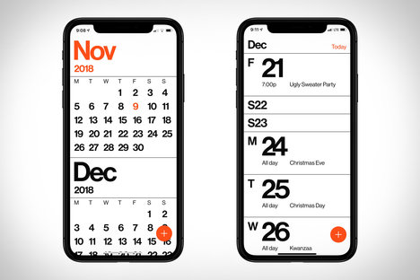 Calendario Minimalista
