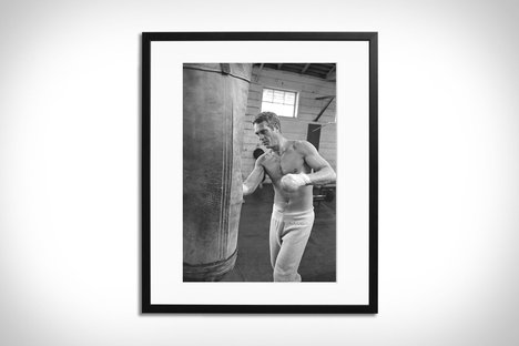 Steve McQueen Boxing Framed Print Steve McQueen Boxing Framed Print
