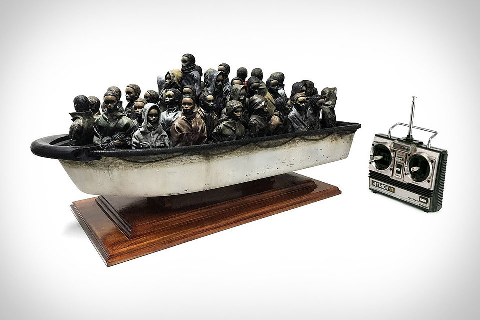 Banksy Boat Raffle | Uncrate