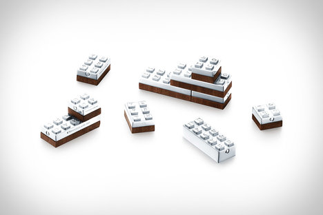 Tiffany & Co. Sterling Silver Building Blocks Tiffany & Co. Sterling Silver Building Blocks