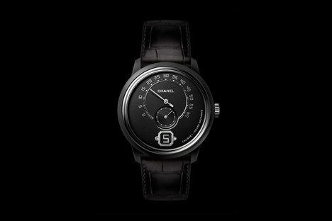Chanel Monsieur Edition Noire Watch Chanel Monsieur Edition Noire Watch