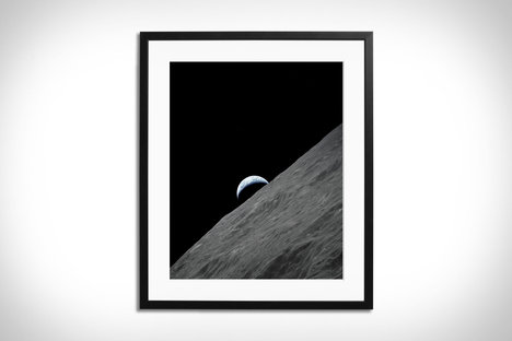 Crescent Earth Framed Print Crescent Earth Framed Print