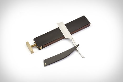 Ezra Arthurストレートカミソリ＆ストラップケース