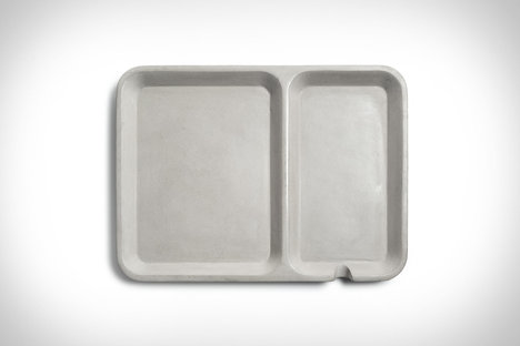 Bandeja de valet de concreto
