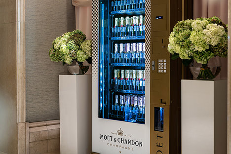 Ritz-Carlton Champagne Vending Machine Ritz-Carlton Champagne Vending Machine