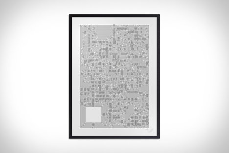 Stellavie Maze Print