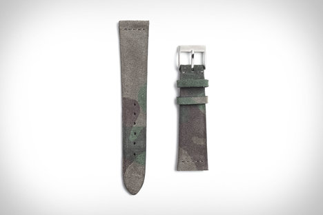 Suede Camouflage Watch Strap Suede Camouflage Watch Strap