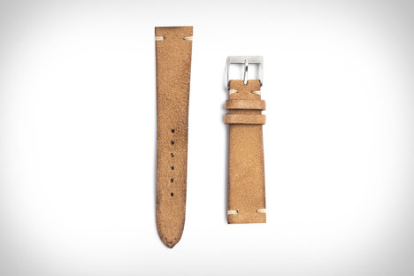 Tan Suede Watch Strap