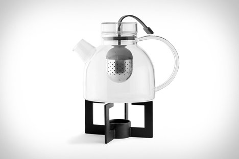 Menu Tea Kettle & Cast Heater Menu Tea Kettle & Cast Heater