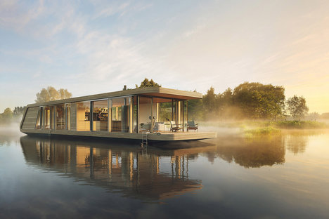 Naturkreuzer schwimmendes Hausboot