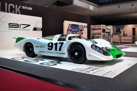 Porsche 50 años de la exposición 917