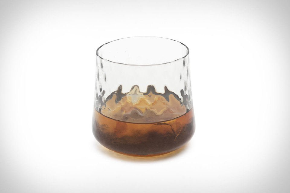 HandBlown Whiskey Glasses Uncrate