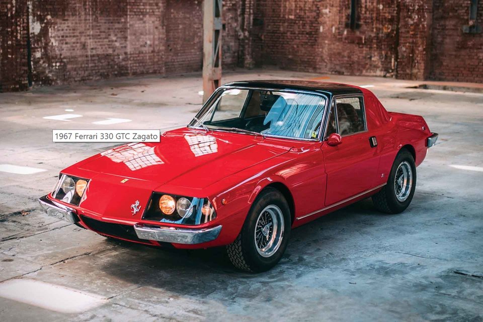 1967フェラーリ330 GTCザガートクーペ | Uncrate