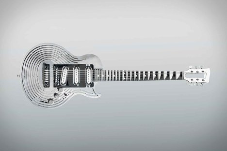 Sandvik - Guitarra a prueba de golpes impresa en 3D