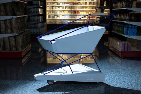 Ford Self-Braking Shopping Cart Ford Self-Braking Shopping Cart