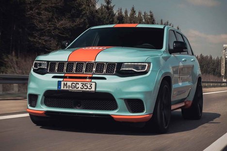 GeigerCars Jeep Trackhawk Gulf SUV GeigerCars Jeep Trackhawk Gulf SUV