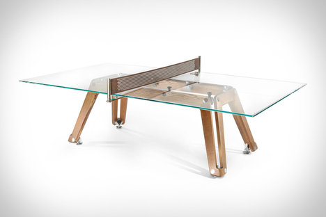 Lungolinea Wood Ping Pong Table