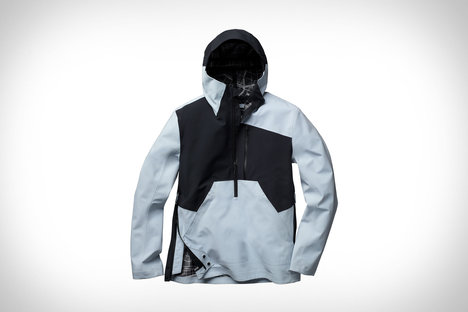 Chaqueta de anorak central de éter