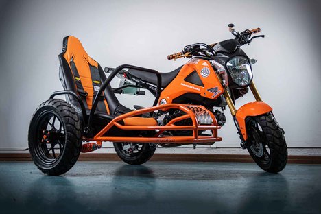 Industrial Moto Project Angel Honda Grom Motorcycle Industrial Moto Project Angel Honda Grom Motorcycle