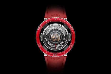 MB&F HM7 Aquapod Platinum Red Watch MB&F HM7 Aquapod Platinum Red Watch