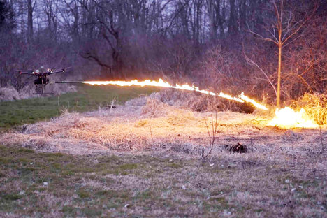 Wasp Flamethrower Drone Wasp Flamethrower Drone