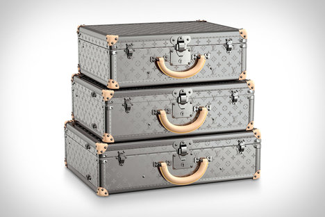 Louis Vuitton Monogram Titane Luggage Collection Louis Vuitton Monogram Titane Luggage Collection