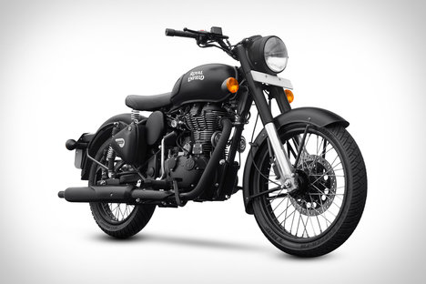 Royal Enfield Classic 500 Stealth Black Motorcycle Royal Enfield Classic 500 Stealth Black Motorcycle