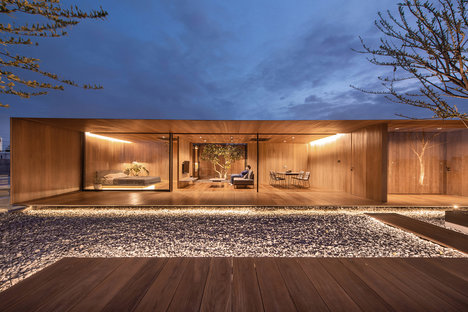 Haus auf dem Dach von Skyscape