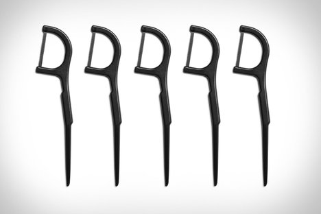 Charcoal Floss Picks Charcoal Floss Picks