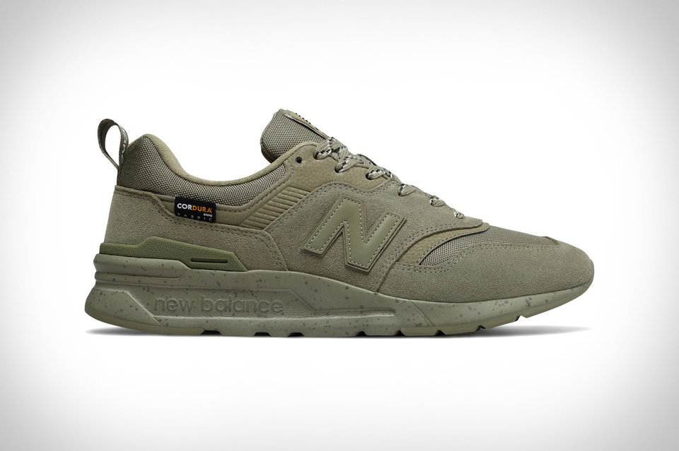 new balance olive sneakers