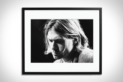 Kurt Cobain裱框打印